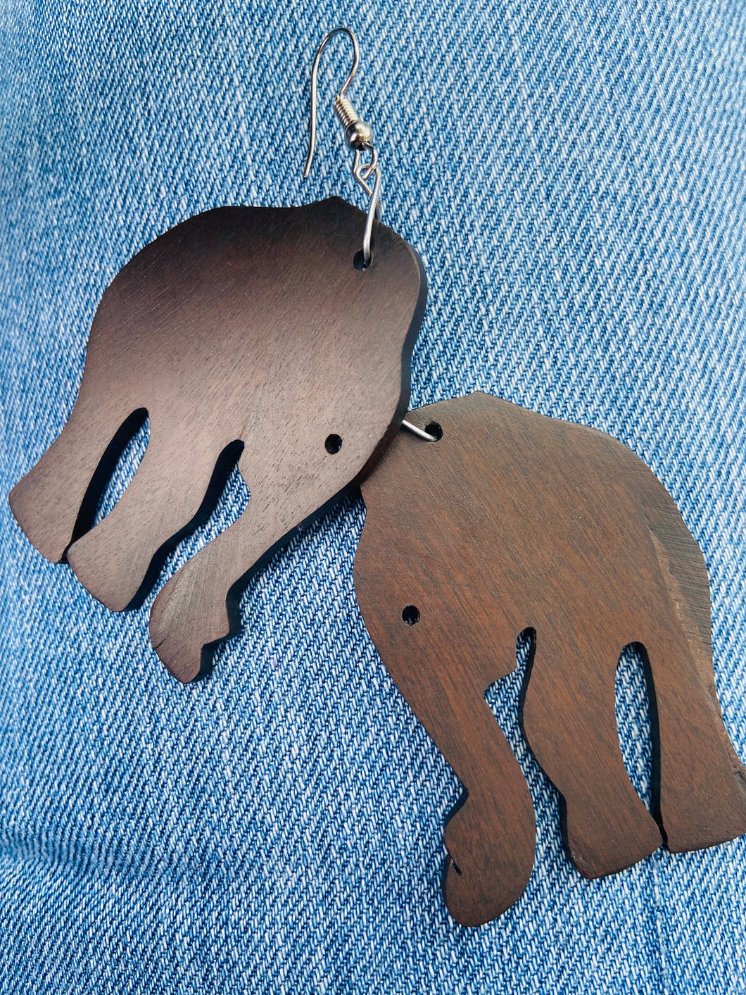 Mother elephant earrings